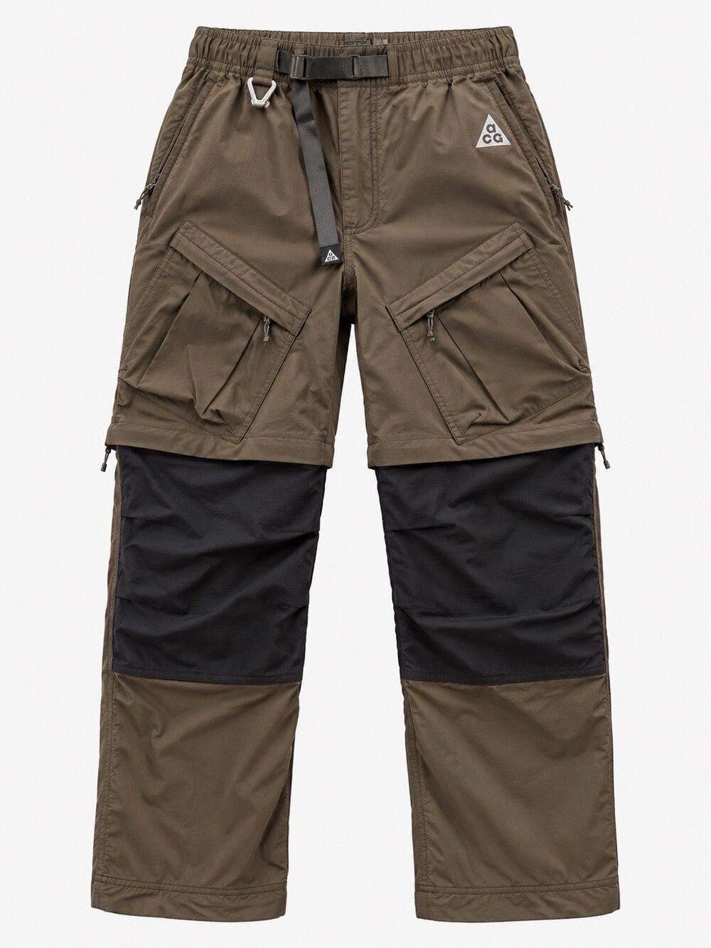 Nike ACG Smith Summit Convertible Cargo Pants Ironstone Brown Black Men’s S